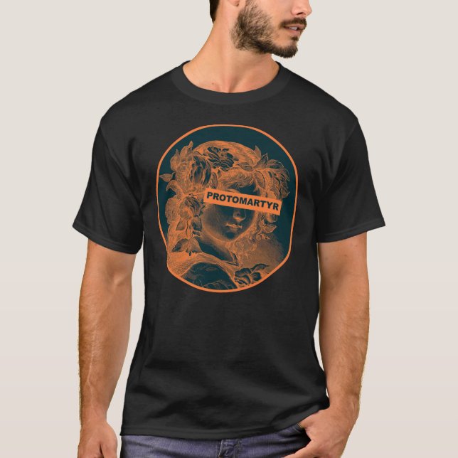 Camiseta Clássica censurada pelo Protomartyr (Frente)