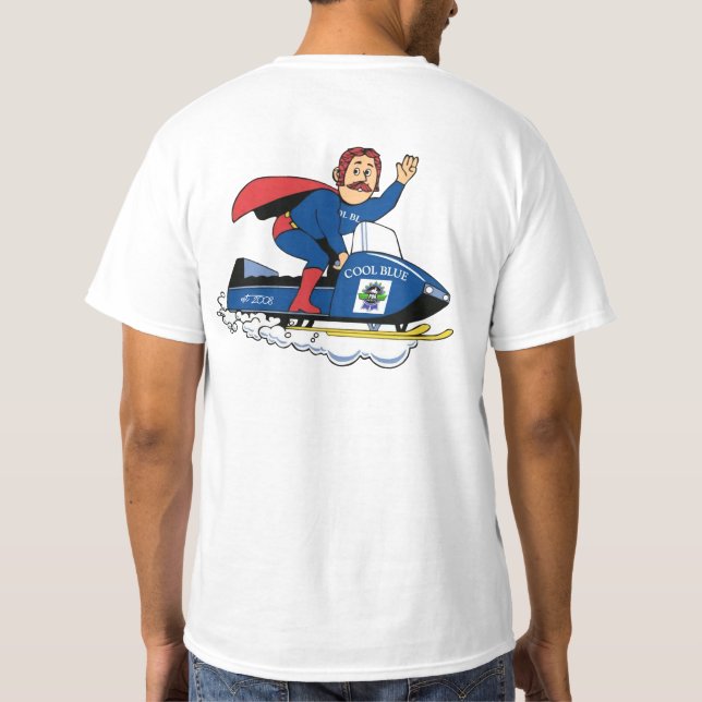 Camiseta clássica com novo logotipo (Verso)