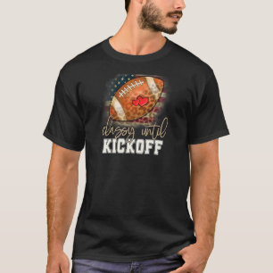 Camiseta Clássica Das Mulheres Até O Jogo Da Bandeira Ameri
