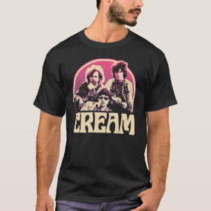 Camiseta Clássica de Banda de Creme