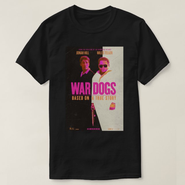 Camiseta Clássica de Cães de Guerra (Frente do Design)