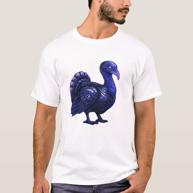 Camiseta Clássica de Design de Ação de Graças de P (Frente)