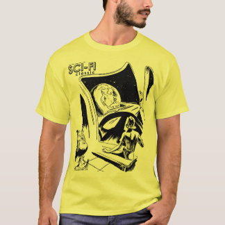 Camiseta Clássica de Ficção Científica dos Anos 50