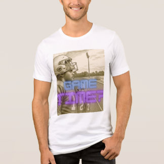 Camiseta Clássica de Gravura de Futebol Retrô Game