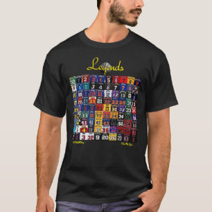 Camiseta Clássica de Lenda de Basquete