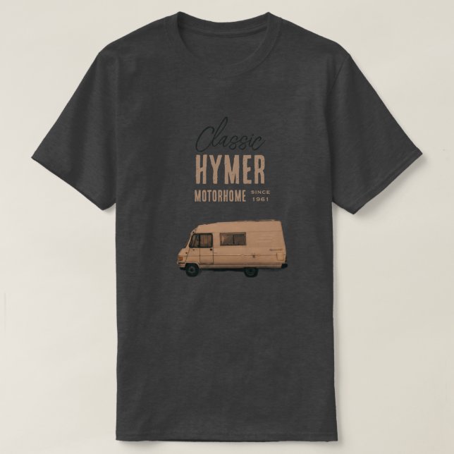 Camiseta Clássica de Motorhome (Frente do Design)