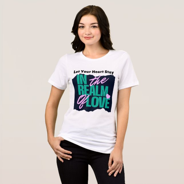 Camiseta Clássica de Mulher com Torção Moderna (Frente Completa)