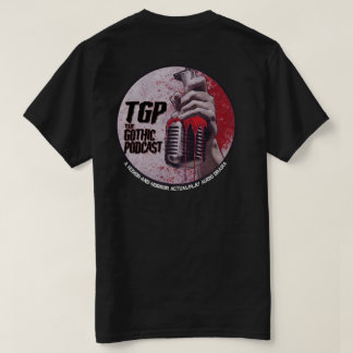 Camiseta Clássica de Podcast Gótico com Logotipo D