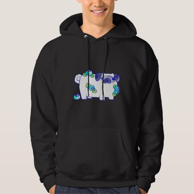 Camiseta Clássica de Pug de Amorango 579 (Frente)