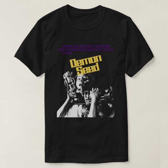 Camiseta Clássica de Sementes Demon (Frente do Design)