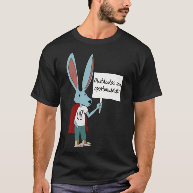 Camiseta Clássica de Super Rabbit do Rick Coronel (Frente)
