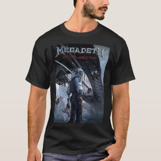 Camiseta Clássica de T-Shirt DYSTOPIA WORLD TOUR