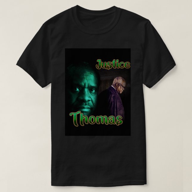Camiseta Clássica de Tee Gráfico Clarence Thomas 9 (Frente do Design)