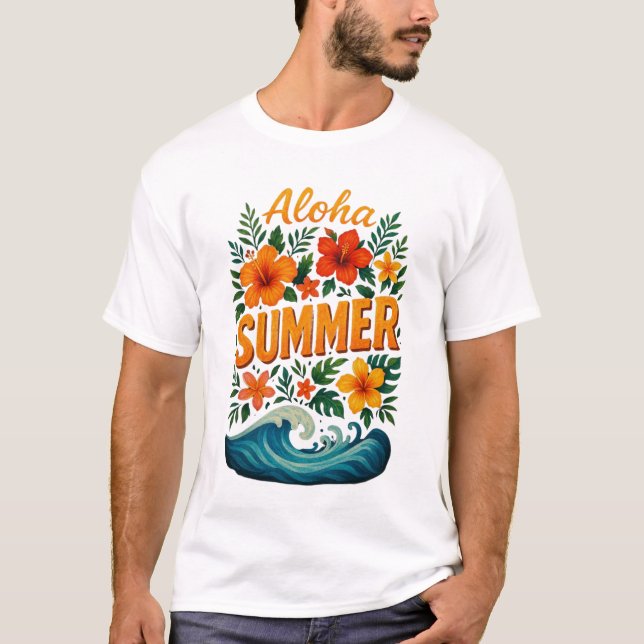 Camiseta clássica de verão (Frente)