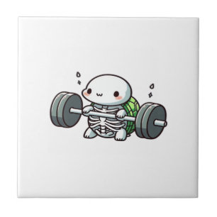 Camiseta Clássica Deadlift Tartaruga Fofa
