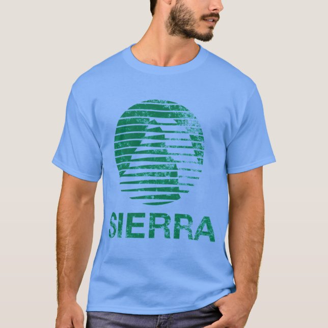 Camiseta clássica desbotada Sierra menina (Frente)