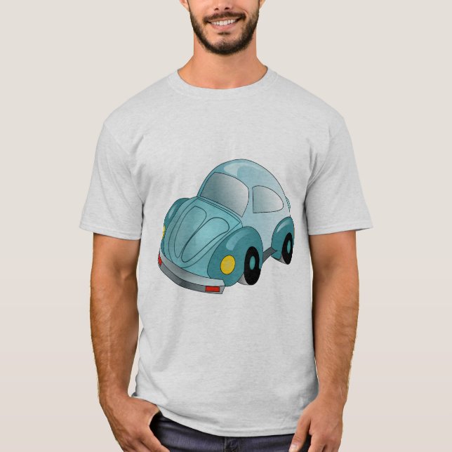 Camiseta Clássica do Besouro Azul. (Frente)