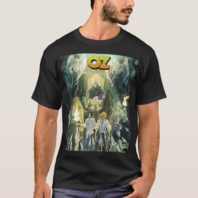 Camiseta clássica do design OZ V2 masculina (Frente)