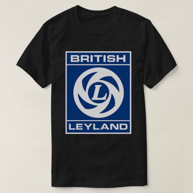 Camiseta Clássica do Logotipo Britânico Leyland (Frente do Design)