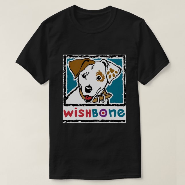 Camiseta Clássica do Logotipo do Wishbone (Frente do Design)