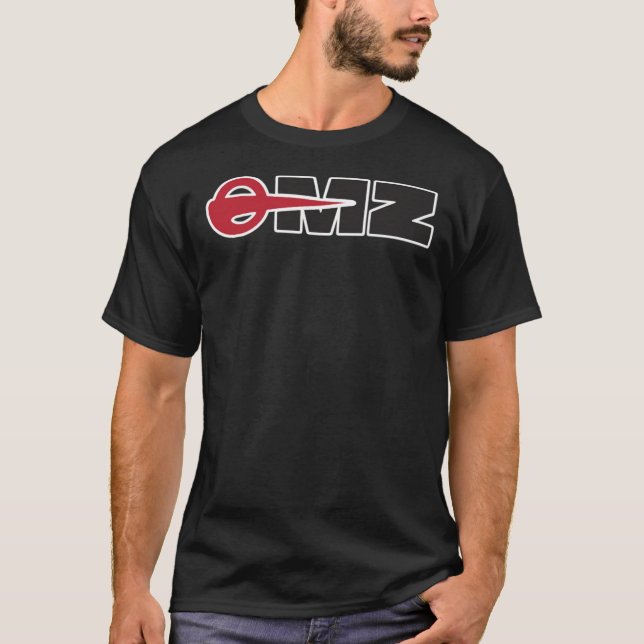 Camiseta Clássica do Logotipo MZ (Frente)