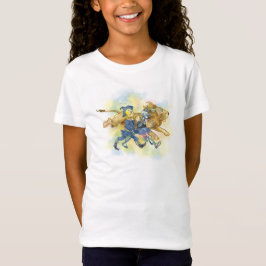 Camiseta Clássica do Mágico de Oz - Dorothy e Amig