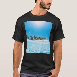 Camiseta Clássica do Oceano Caribe