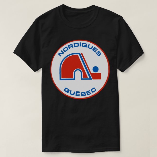 Camiseta Clássica do Quebec Nordiques (Frente do Design)