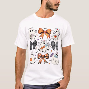 Camiseta Clássica Enfermeira Fantasma Coquette Hal