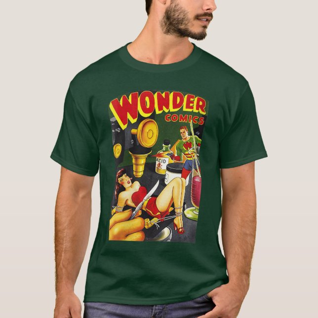 Camiseta Clássica Feminina de Monstro Pôster de Te (Frente)