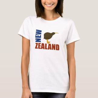 Camiseta Clássica Feminina Kiwi da Nova Zelândia