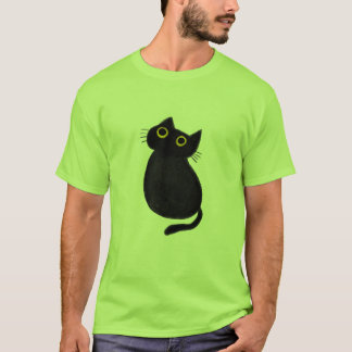 Camiseta clássica, gato de desenho animado