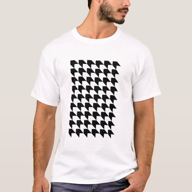 Camiseta Clássica Houndstooth (Frente)