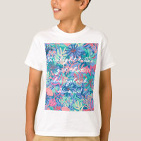 Camiseta clássica infantil com gráfico estiloso