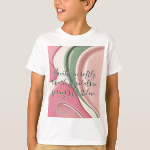 Camiseta clássica infantil em gráfico elegante