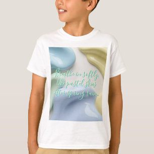 Camiseta clássica infantil em gráfico elegante