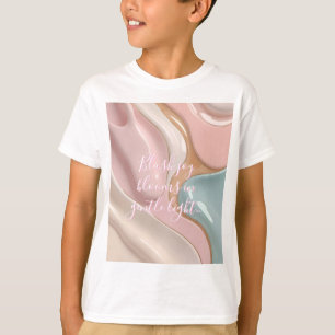 Camiseta clássica infantil em gráfico elegante