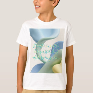 Camiseta clássica infantil em gráfico elegante