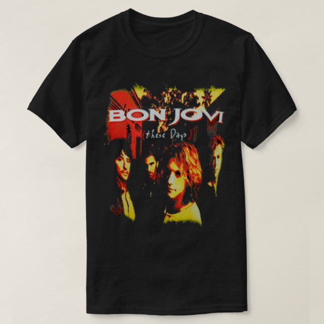Camiseta Clássica Jovi Vintage de 1995 (Frente do Design)