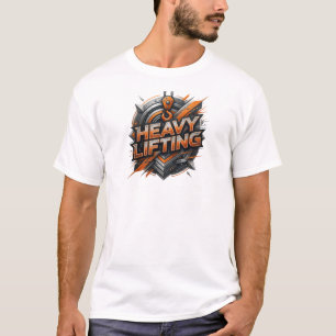 Camiseta Clássica Laranja de LEVANTAMENTO PESADO P