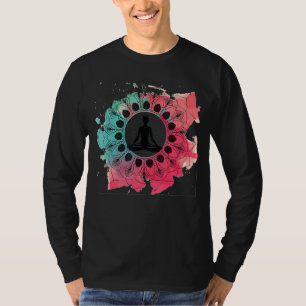 Camiseta Clássica Lotus Flor Mandala Yoga Meditação G