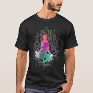 Camiseta Clássica Lotus Flor Mandala Yoga Meditação G