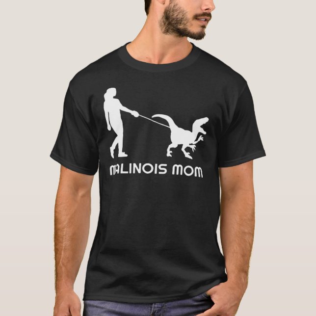 camiseta clássica malinois belga (Frente)
