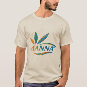 Camiseta Clássica MANNA Logo Bege