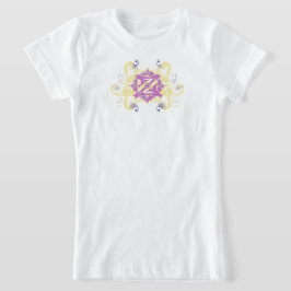 Camiseta Clássica Monograma da Realeza do Mágico d