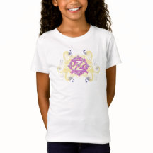 Camiseta Clássica Monograma da Realeza do Mágico d