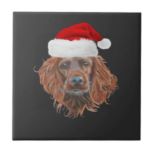 Camiseta Clássica Natal Irish Setter