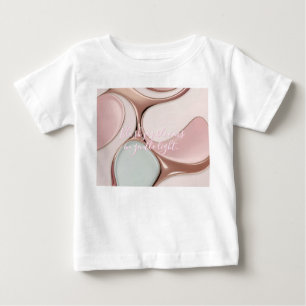 Camiseta clássica para bebê em gráfico elegante