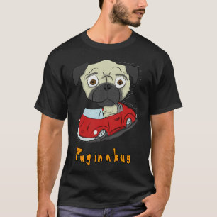Camiseta Clássica Pug-in-a-inseto 129