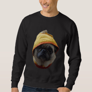 Camiseta Clássica Pug in Rain Jaqueta 679
